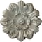 Ekena Millwork Emery Leaf Ceiling Medallion, Hand-Painted Flash Gold, 7 5/8"OD x 1"P CM07EMFLS - alternate 1